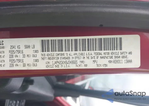 2011 Jeep Liberty Sport z USA, uszkodzony, nr VIN 1J4PN2GKXBW548665